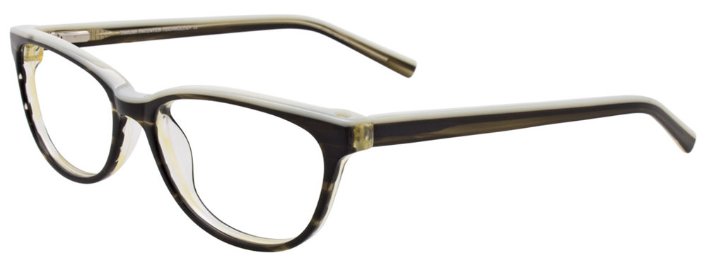 TAKUMI TK962 Eyeglasses 010 Marbled Brown & Cream 53mm