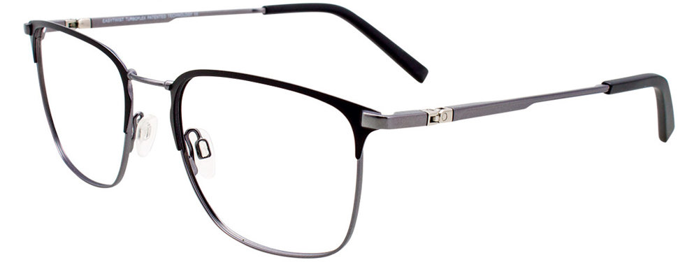 EASYTWIST ET995 Eyeglasses 090 Matt Black & Matt Steel 53mm