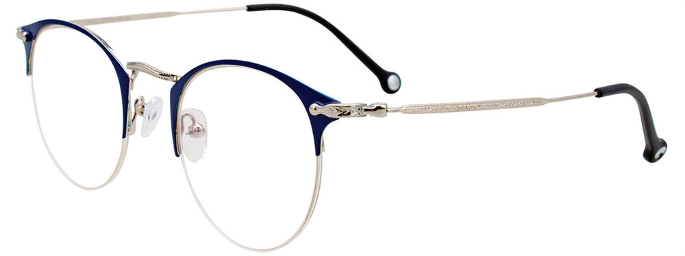 I CHILL C7023 Eyeglasses 050 Blue & Silver 46mm