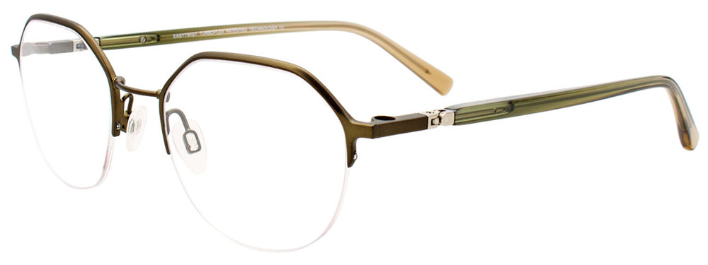 TWIST&CLIP CT278 Eyeglasses 060 Satin Khaki Gradient Khaki 49mm