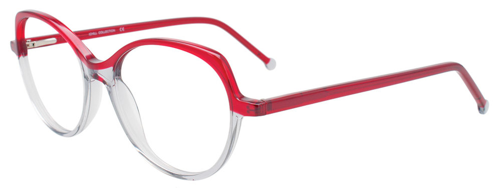 I CHILL C7040 Eyeglasses 030 Red Crystal & Grey Crystal Red Crystal 51mm