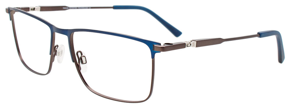 TAKUMI TK1217 Eyeglasses 050 Blue & Dark Steel 55mm