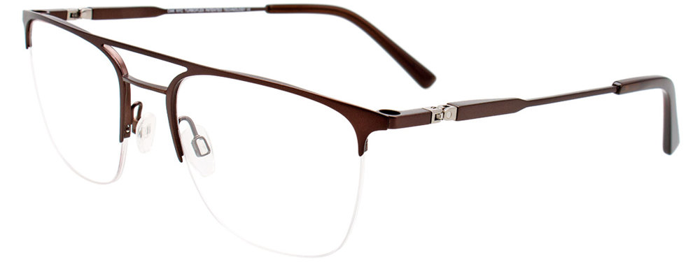 OAK NYC O3008 Eyeglasses 010 Matt Dark Brown 52mm