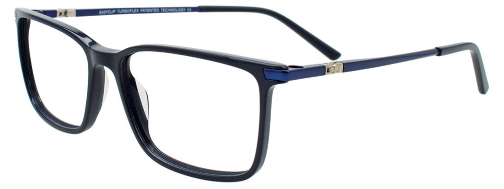 EASYCLIP EC696 Eyeglasses 050 Drark Blue 55mm