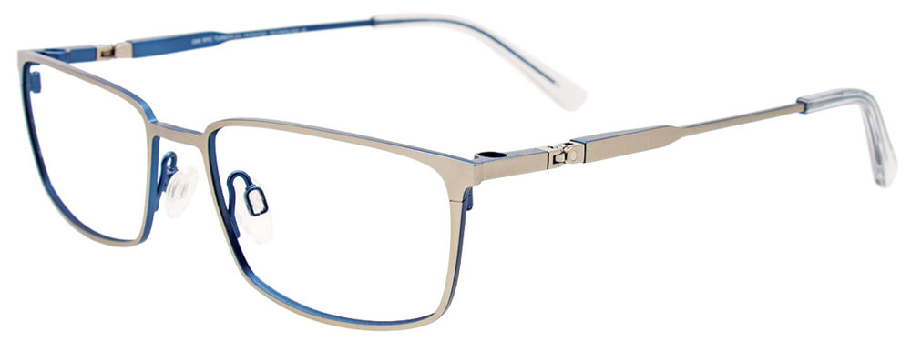 OAK NYC O3018 Eyeglasses 020 Steel & Blue 52mm