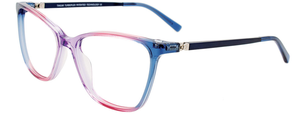 TAKUMI TK1197 Eyeglasses 050 Gradient Purple& Pink & Blue Blue 54mm