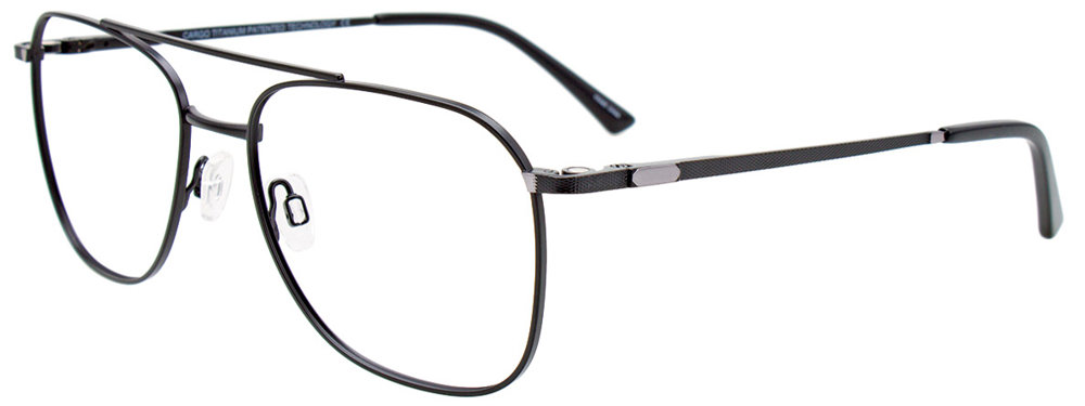 CARGO C5504 Eyeglasses 090 Matt Black 57mm