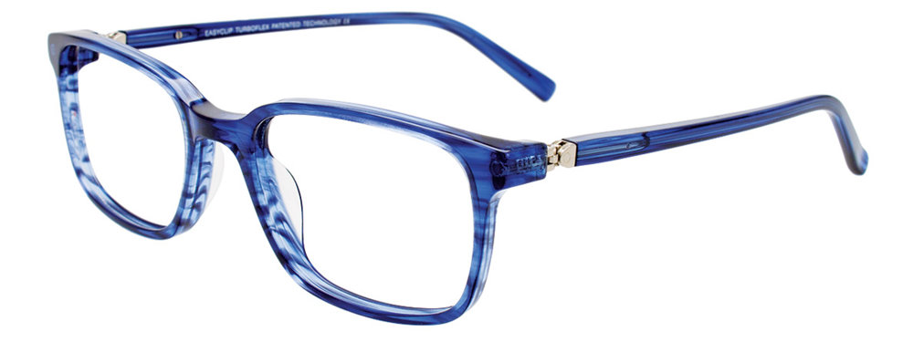 EASYCLIP EC569 Eyeglasses 050 Blue Marbled 50mm