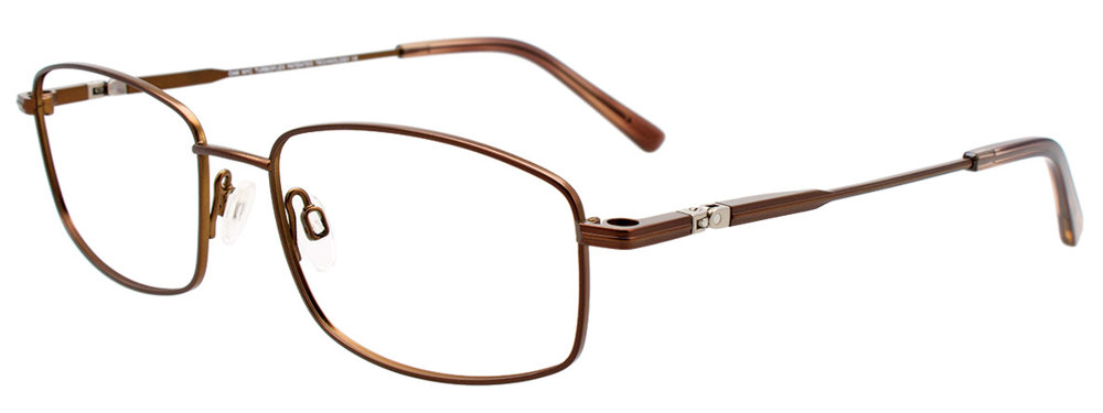 OAK NYC O3004 Eyeglasses 010-Brown-Gold 56mm