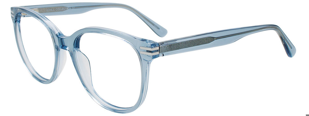 I CHILL C7057 Eyeglasses 050 Crystal Light Blue 52mm
