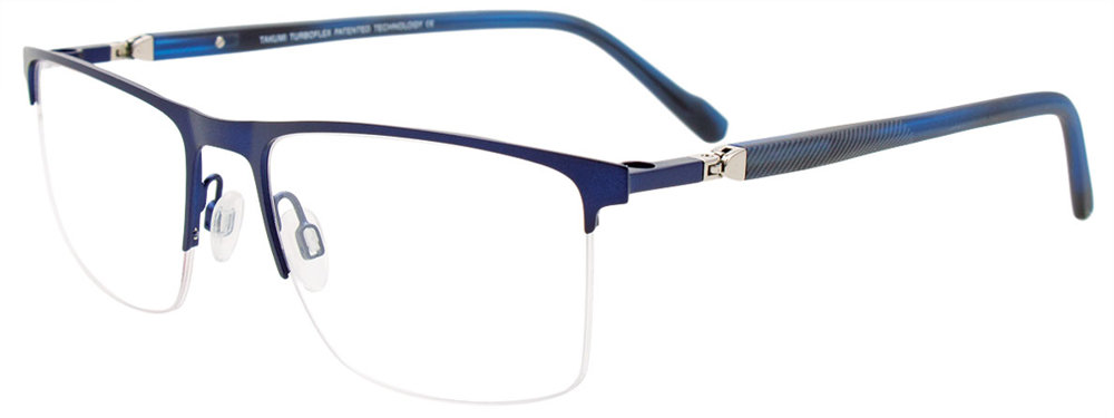 TAKUMI TK1252 Eyeglasses 050 Satin Dark Blue & Matt Blue 56mm