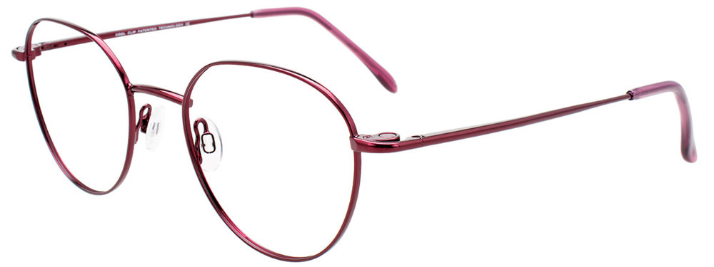COOLCLIP CC844 Eyeglasses 030 Shiny Pinkish Red 50mm