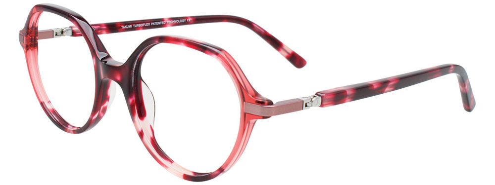 TAKUMI TK1264 Eyeglasses 030 Cherry Tortoise & Transparent Cherry 47mm