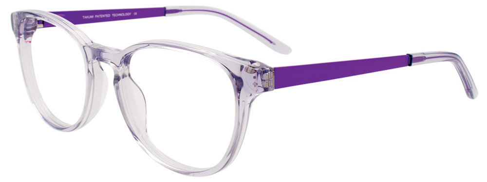TAKUMI TK1199 Eyeglasses 080 Crystal Purple Satin Purple 49mm