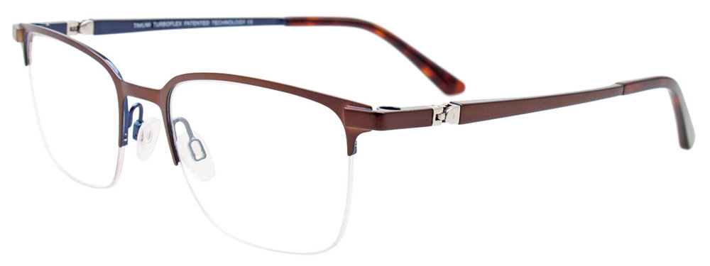 TAKUMI TK1219 Eyeglasses 010 Brown & Blue 52mm