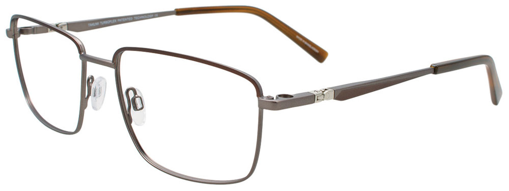 TAKUMI TK1262 Eyeglasses 010 Steel & Light Brown 56mm