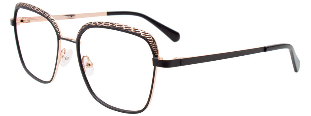 PARADOX P5089 Eyeglasses 090 Black & Pink Gold 54mm