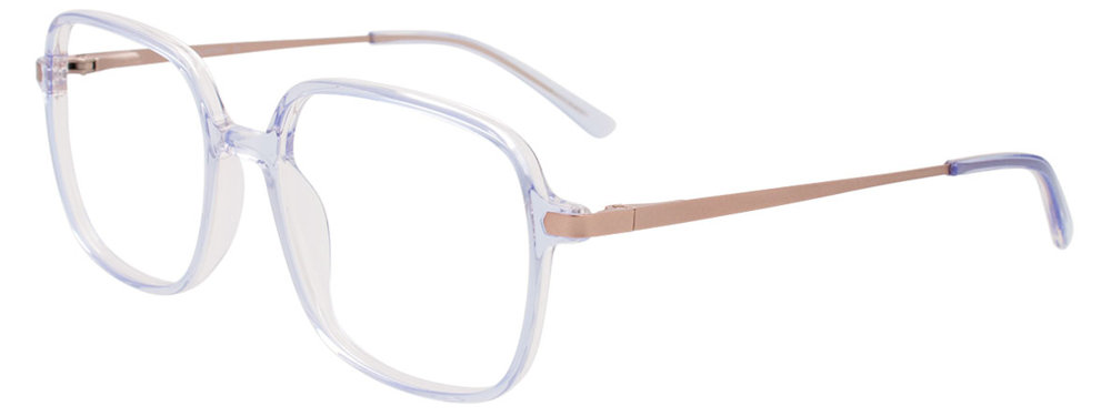 I CHILL C7048 Eyeglasses 050 Crystal Blue & Pink Gold 52mm
