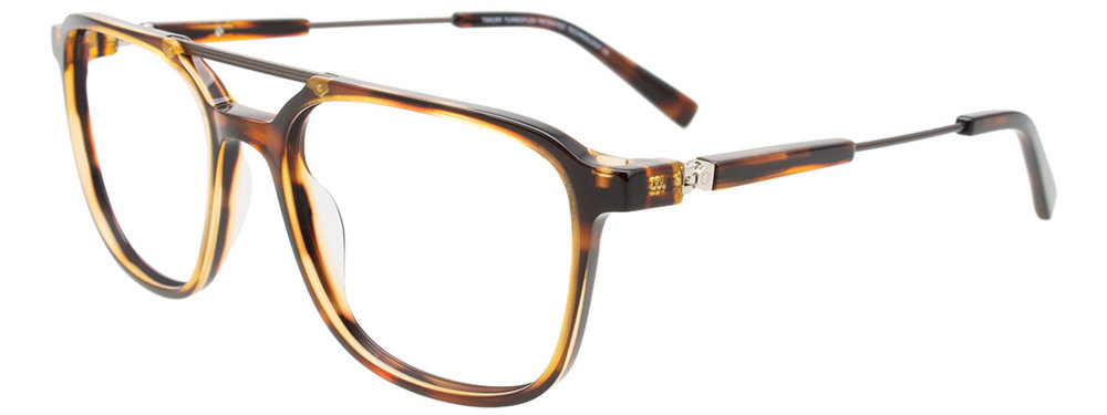 TAKUMI TK1209 Eyeglasses 010 Brown Havanna & Steel 54mm