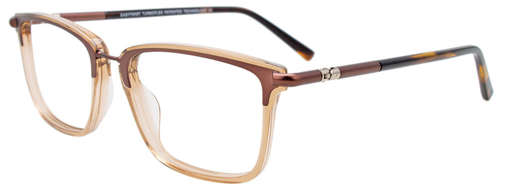 EASYTWIST ET9010 Eyeglasses 010 Brown & Brown Crystal 53mm