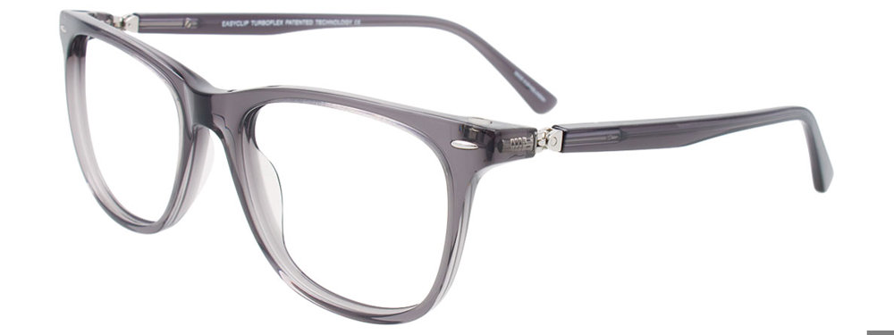 EASYCLIP EC670 Eyeglasses 020 Transparent Grey 54mm