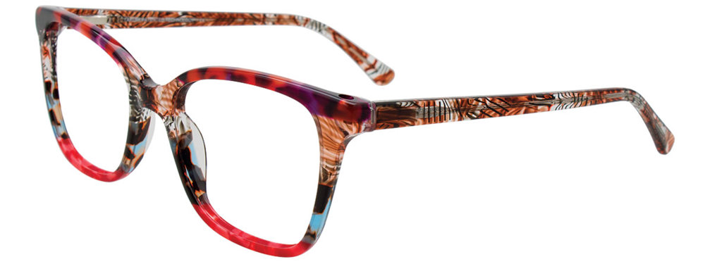 TAKUMI TK1303 Eyeglasses 030 Red & Multicolor 54mm