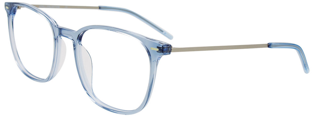I CHILL C7056 Eyeglasses 050 Crystal Blue Steel 52mm