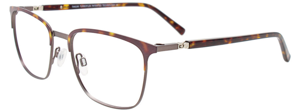 TAKUMI TK1224 Eyeglasses 010 Steel & Tortoise Tortoise 51mm