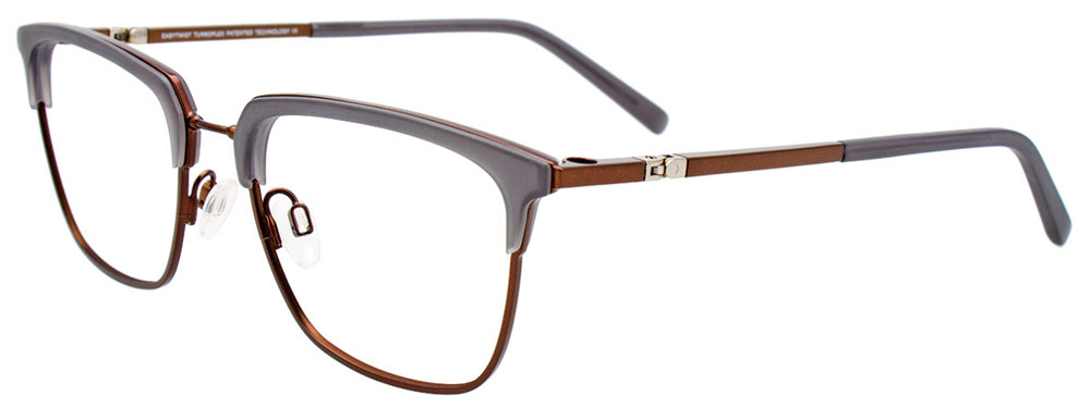 TWIST&CLIP CT275 Eyeglasses 020 Matt Grey & Satin Copper 54mm