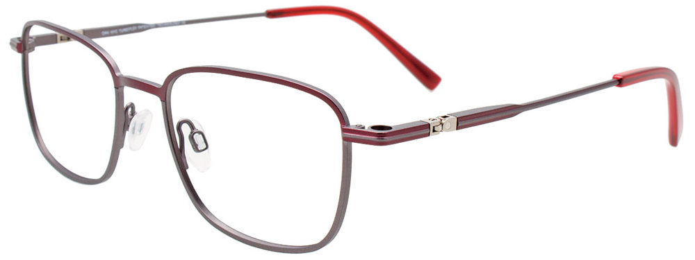OAK NYC O3022 Eyeglasses 030 Dark Red Steel 50mm