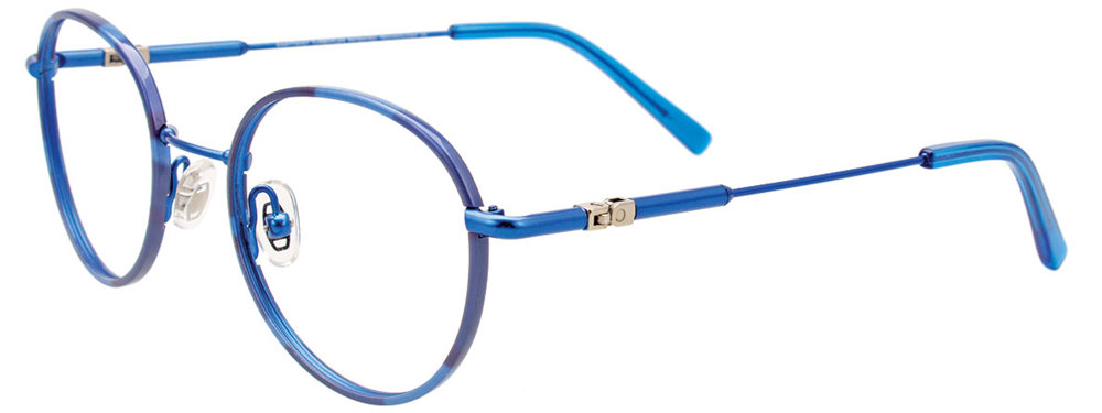 EASYTWIST ET9009 Eyeglasses 050 Blue Tortoise & Blue 46mm
