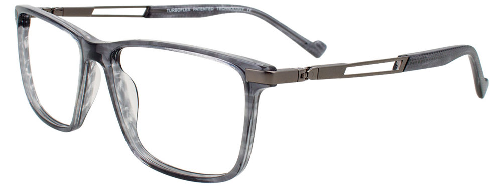TURBOFLEX OPT. TX150 Eyeglasses 020 Transparent Grey 57mm