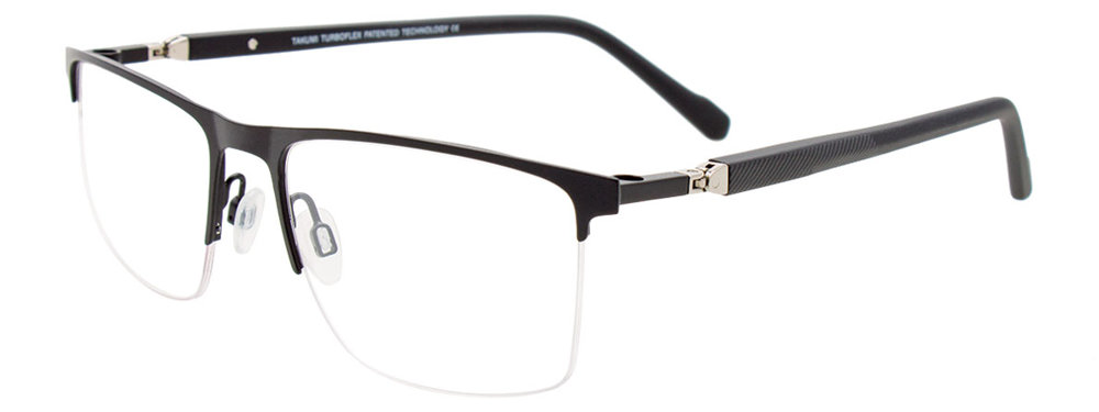 TAKUMI TK1252 Eyeglasses 090 Satin Black & Matt Black 56mm
