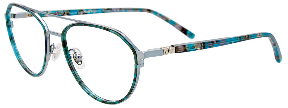 TAKUMI TK1165 Eyeglasses 060 Light Blue & Turq Turq Tort 48mm