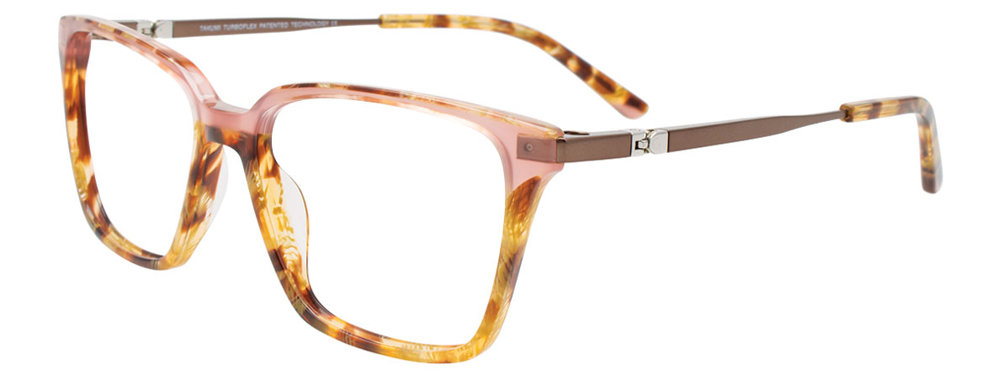 TAKUMI TK1244 Eyeglasses 010 Tortoise & Pink 52mm