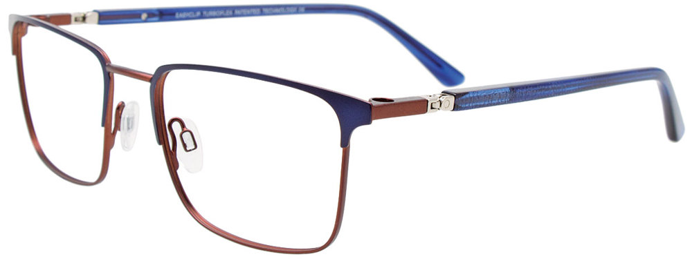 EASYCLIP EC631 Eyeglasses 050 Dark Blue 50mm