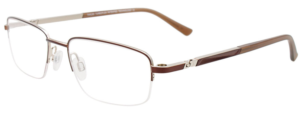 TAKUMI TK1223 Eyeglasses 010 Brown & Steel 52mm
