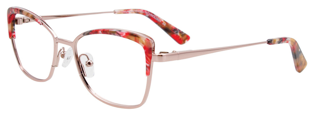 TAKUMI TK1158 Eyeglasses 030 Shiny Light Pink & Marbled Red 49mm