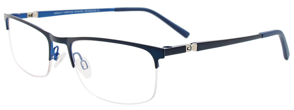 EASYCLIP EC620 Eyeglasses 050 Dark Blue & Blue 56mm