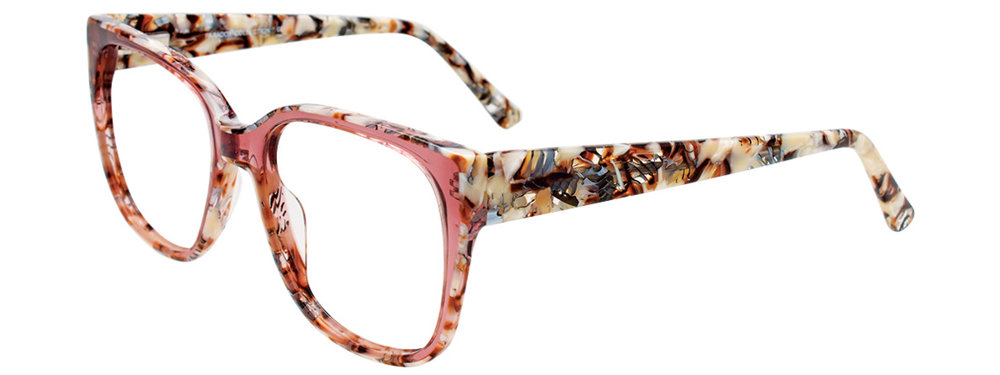 PARADOX P5081 Eyeglasses 030-Crystal-Light-Pink-&-Beige-Marbled-Beige-Marbled 52mm