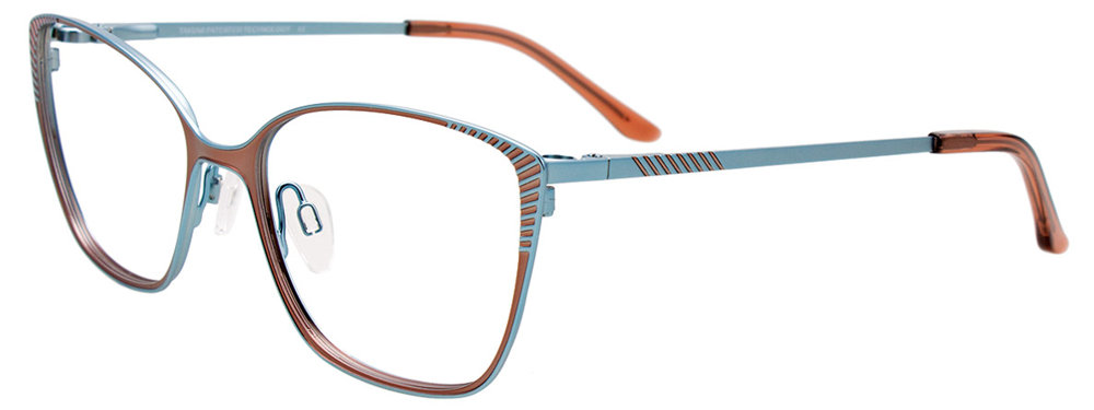 TAKUMI TK1188 Eyeglasses 010 Satin Brown & Satin Teal 52mm