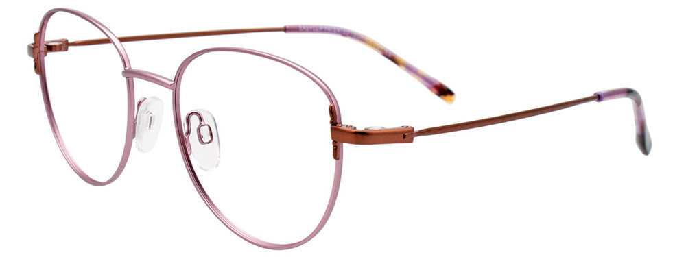 EASYCLIP EC553 Eyeglasses 030 Dark Rose Gold & Dark Copper 50mm