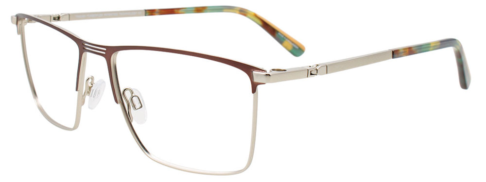 TAKUMI TK1268 Eyeglasses 010 Light Brown &Steel 53mm