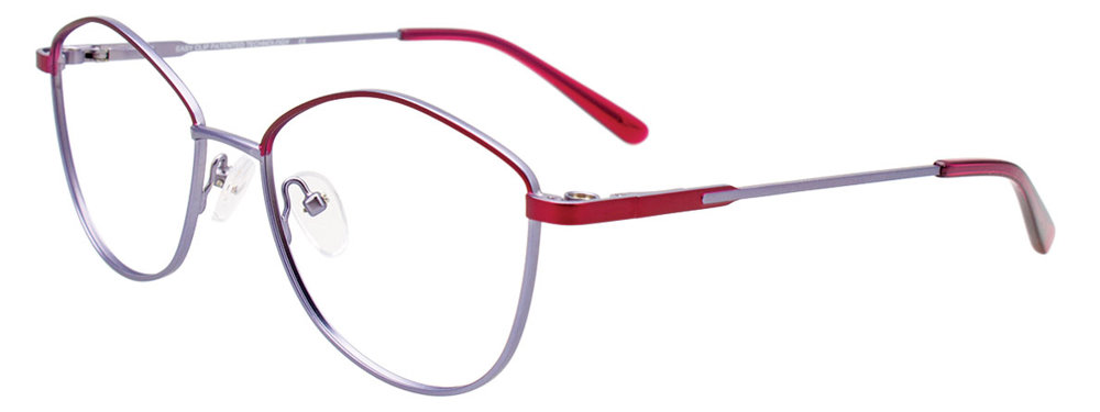 EASYCLIP EC608 Eyeglasses 080 Strawberry & Lilac 53mm