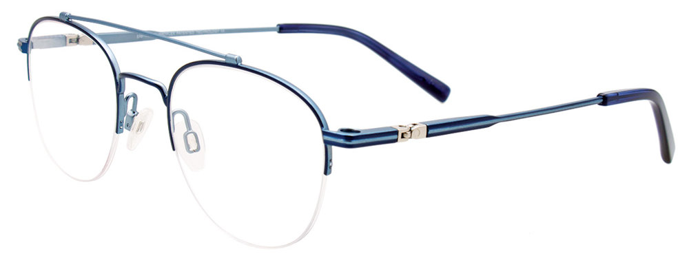 EASYCLIP EC594 Eyeglasses 050 Blue & Light Blue 48mm