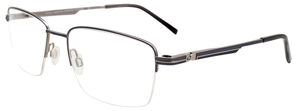 TAKUMI TK1166 Eyeglasses 050 Matt Steel Blue & Matt Silver 58mm