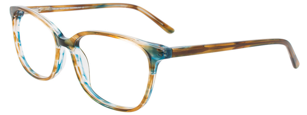 TAKUMI TK1161 Eyeglasses 010 Brown & Blue Marbled 56mm