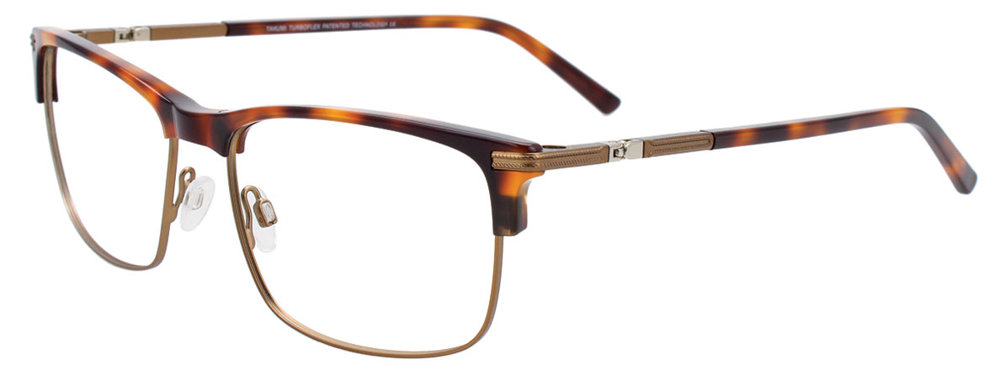 TAKUMI TK1152 Eyeglasses 010 Demi Amber & Matt Light Brown 58mm