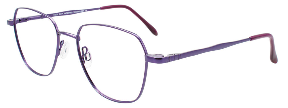 COOLCLIP CC845 Eyeglasses 080 Satin Purple 51mm