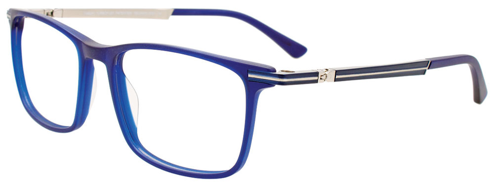 TAKUMI TK1205 Eyeglasses 050 Matt Blue Blue & Steel 54mm